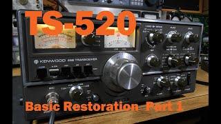 TS-520 Radio Basic Restoration - Part 1