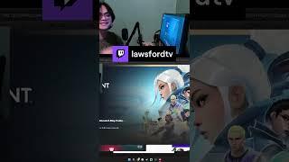 Where's my glasses???!! | lawsfordtv on #Twitch #Valorant #ValorantFunny