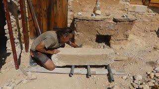 The struggle is real. Heavy work restoring an 1870's stone built farmhouse in southern Spain