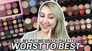 RANKING MY PAT MCGRATH LABS PALETTES FROM WORST TO BEST! *12 Eyeshadow Palettes Ranked*