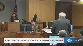 Arguments on DA Fani Willis' legal fight against Georgia Senate committee subpoena Pt. 4