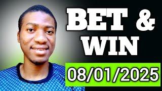 WIN BIG with Football Predictions TODAY! 08/01/2025 | Betting Tips Today