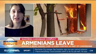 Armenians leave: Aghdam is being handed over to Azeri control as part of concessions