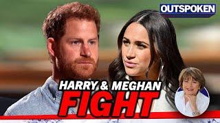 Prince Harry's "verbal fight" with Meghan Markle revealed as they can't "stand sight of each other"