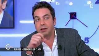 Le clash Ruquier - Zemmour vu par Patrick Cohen - C à vous - 16/03/2015