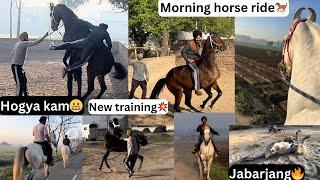 Day-1 training of apsra//JABARJANG+JODHA horse ride// dekho hogya kam