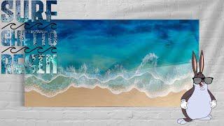 Epoxy Resin Art Wave Tutorial / Making Large Pieces