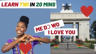 LEARN TWI IN 20 MINUTES: Basic Twi lessons for Beginners| How to call people you love in Twi.