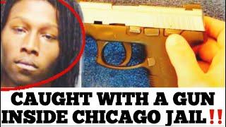 Gang Member CAUGHT With A Gun Inside Chicago’s Cook County Jail While Being Fitted For House Arrest