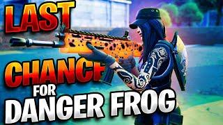 YOUR LAST CHANCE TO GET THE DANGER FROG WRAP!