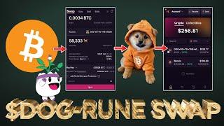 Buy $DOG with Magic Eden's Rune Swap 🟧 (EASY TUTORIAL)