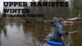 Relaxing WINTER Streamer Fishing | Brown Trout BEAT DOWN |