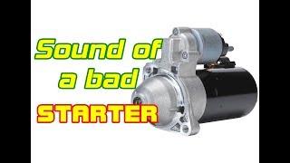 ⭐ How Does A Starter Going Bad Sound? - Sounds Of A Bad Starter - Part 2 In Description