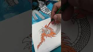  I Drew a Dragon 6 #sketch