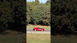 Tom Hartley Jnr roaring across Maranello in his Ferrari 288 GTO