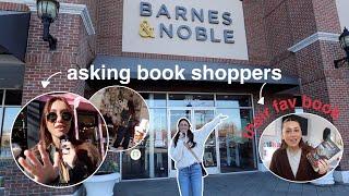 asking book shoppers their favorite book  (& reading some!) | bookmas day 2