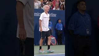 John McEnroe WASN'T happy! 