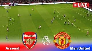 LIVE : Arsenal vs Manchester United - Premier League 24/25 | Full Match | PES Game Simulation