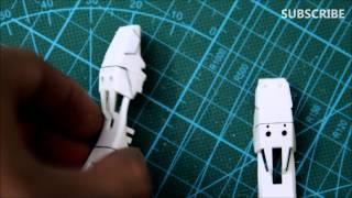 GUNPLA PRO TUTORIAL   How to use drill, cutting parts, plaplates, sanding, tamiya cement MG RX 78 2