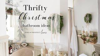 Thrifty Christmas Bathroom Ideas