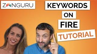 How To Find Keywords for Amazon Listing - ZonGuru Keywords On Fire Tutorial