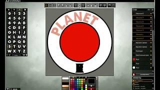 creation logo planet express in apb