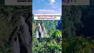 Is vaginal discharge normal during pregnancy