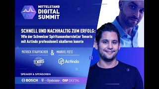 Schnell und nachhaltig zum Erfolg mit Actindo Core1 - Tenoris & Actindo | Mittelstand Digital Summit