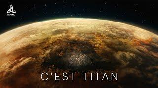 Qu'a découvert la NASA sous l'épaisse atmosphère de Titan ?