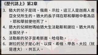 #13 【歷代志上】【有聲聖經字幕版】中文和合本聖經100週年紀念【修正版】