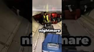 Baggage Handler Gets STUCK In Plane!