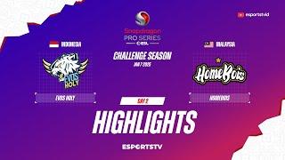 HomeBois vs EVOS Holy HIGHLIGHTS Snapdragon Pro Series Season 6 | EVHL vs HB ESPORTSTV