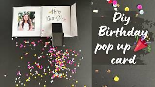 DIY Birthday Pop Up Card  | Pop Up Card | Birthday Gift Idea #surprisegift