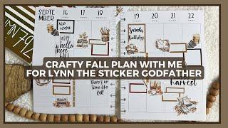 Crafty Fall Plan with Me | Patreon Spread for Lynn!