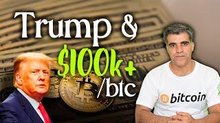 Daily Crypto Market News Updates TRUMP next US President BTC $100k