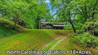 North Carolina Log Cabins For Sale | 18+ Acres | North Carolina Land For Sale | STR's Allowed