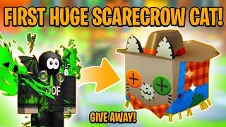 ‍ MY First HUGE SCARECROW CAT In Pet Simulator X ‍ Give Away Autumn Update