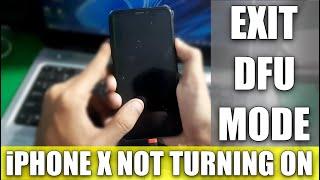 iPhone X Not Turning On Fixed | iPhone X DFU mode exit