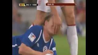 Chef Gordon Ramsay Soccer Injury @ Soccer Aid 2012