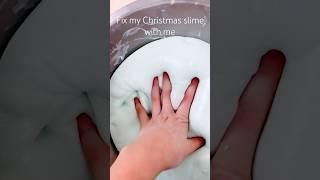 Christmas slime with me