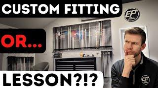 Custom Fitting or Lesson?? Which First?? Everything You Need to Know....