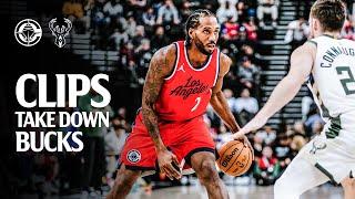 Clippers in Win Over Bucks Highlights | LA Clippers