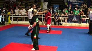 Nicole Bannon v Martina Ivcheva Junior WAKO Worlds 2012