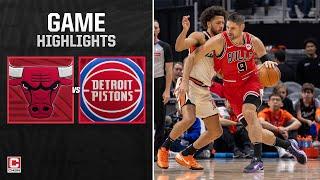 Chicago Bulls vs. Detroit Pistons - Full Game Highlights | CHSN Chicago Bulls