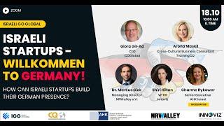 Israeli Startups - Willkommen to Germany!