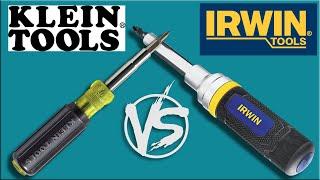 Klein vs Irwin Multi Screwdriver and Nut Driver Tool