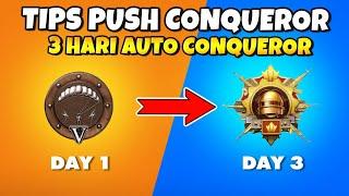 TUTORIAL PUSH CONQUEROR DENGAN CEPAT | TIPS PUSH RANK CONQUEROR PUBG MOBILE