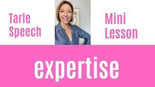 How to Pronounce EXPERTISE - #SHORTS Quick English Pronunciation Mini Lesson