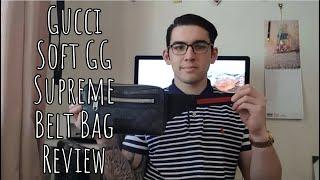 Gucci Soft GG Supreme Belt Bag Review | What Fits Inside?