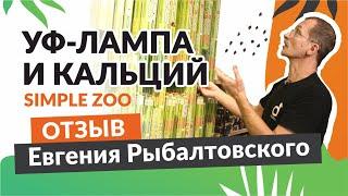 УФ-лампа и кальций Simple Zoo. Отзыв Евгения Рыбалтовского.